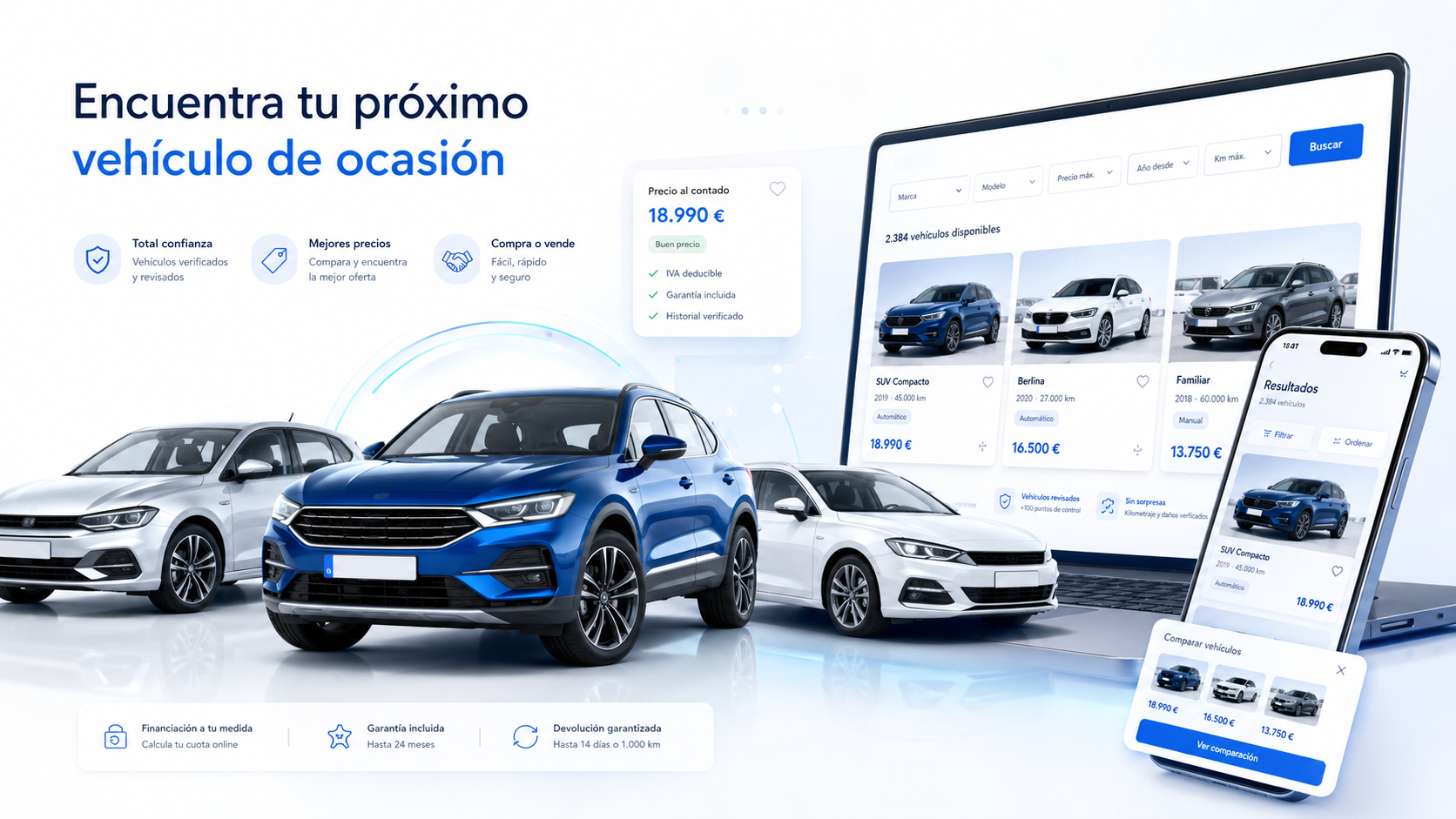 Vehículos de ocasión en Vendecaranuncios