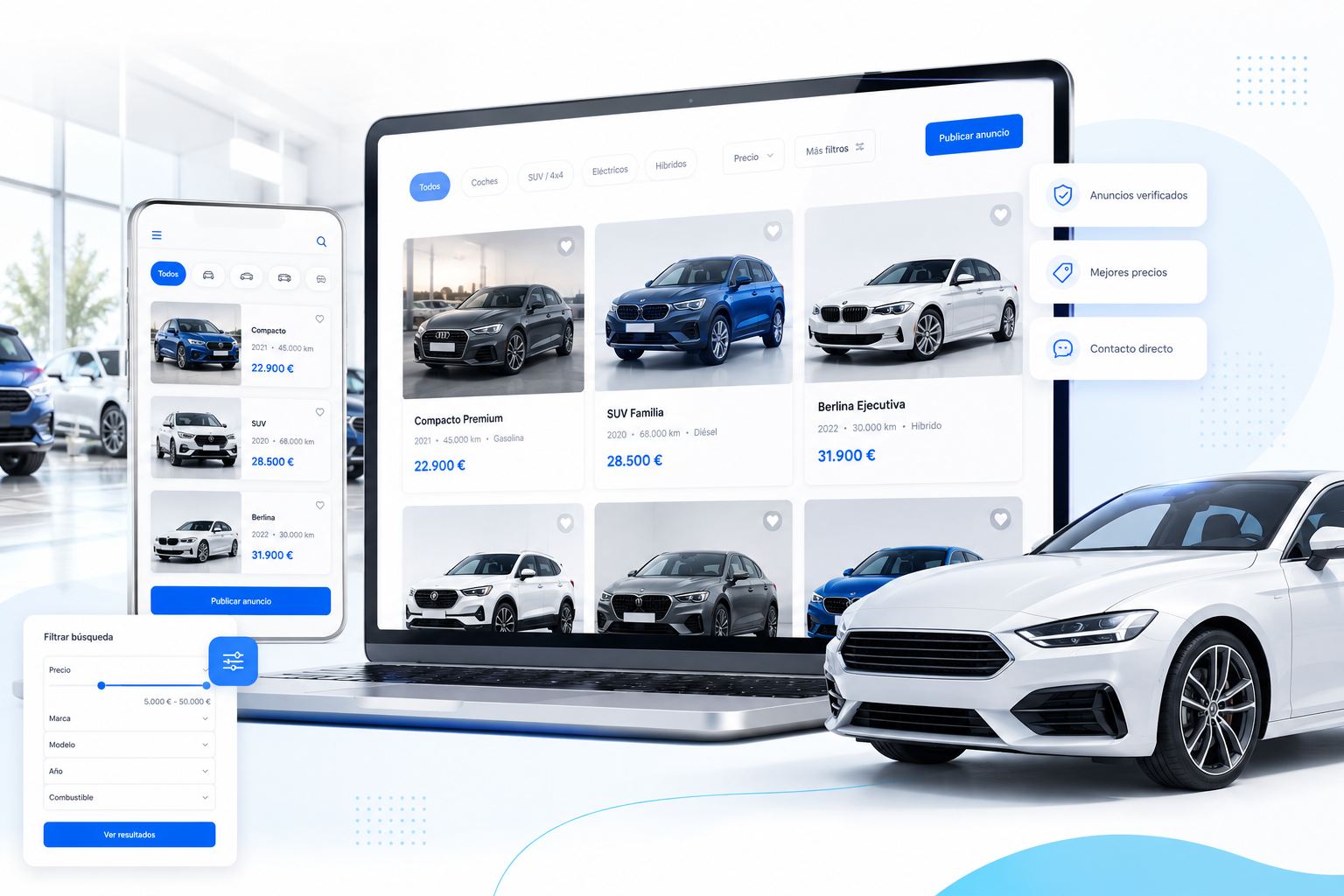 Publicar anuncios gratis de coches en Vendecaranuncios.com